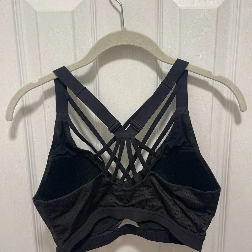 Victoria's Secret Black Strappy Sports Bra